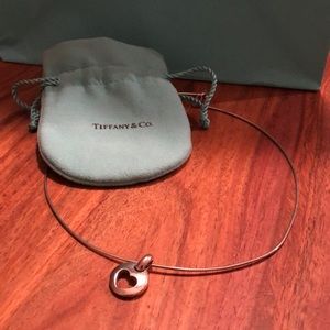 Tiffany & Co 925 Sterling heart necklace
